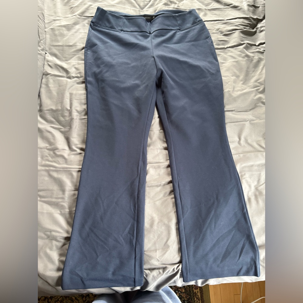Navy Blue Ponte Dress Pants